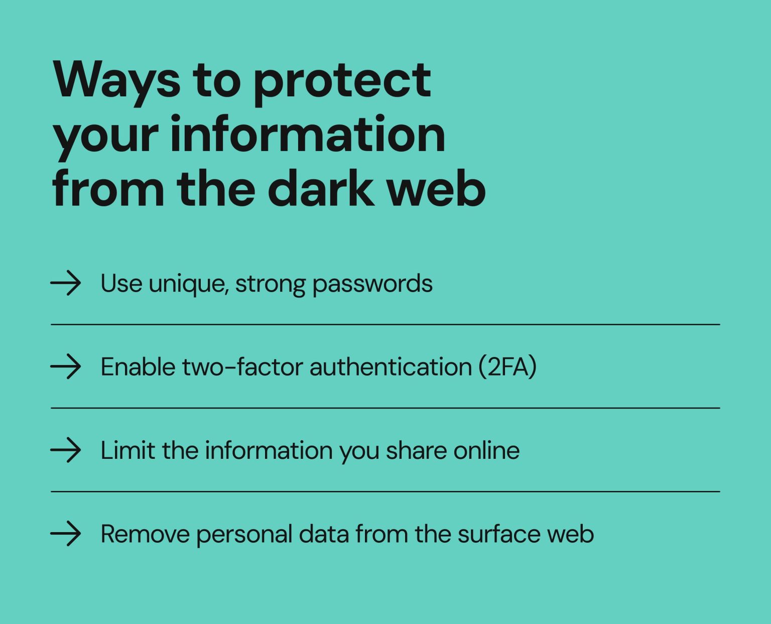 Dark web monitor
