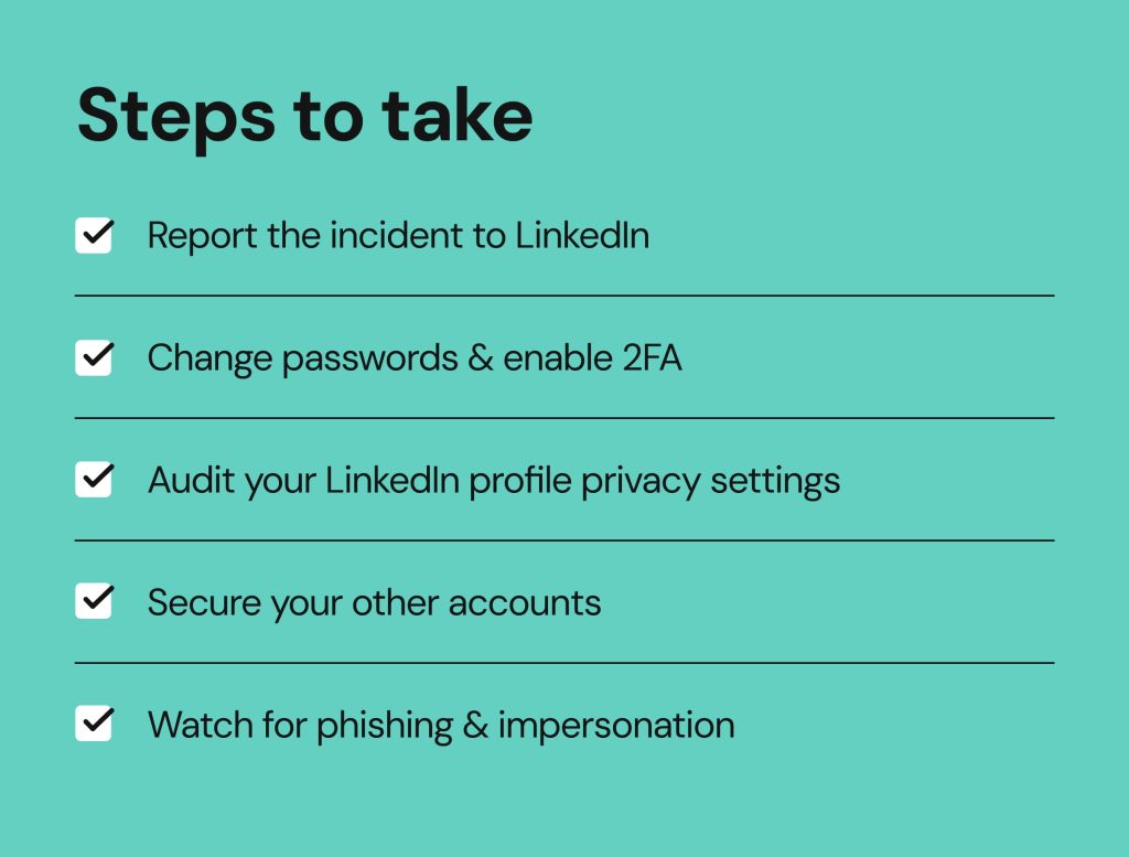 linkedin breach: steps to take to protect your account