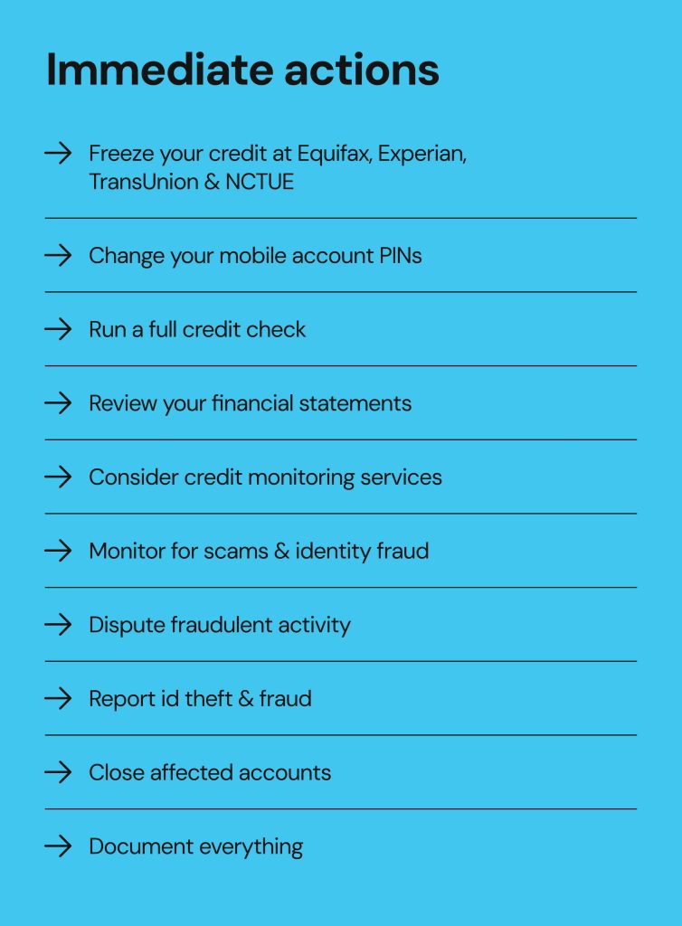 T-mobile data breach: immediate steps