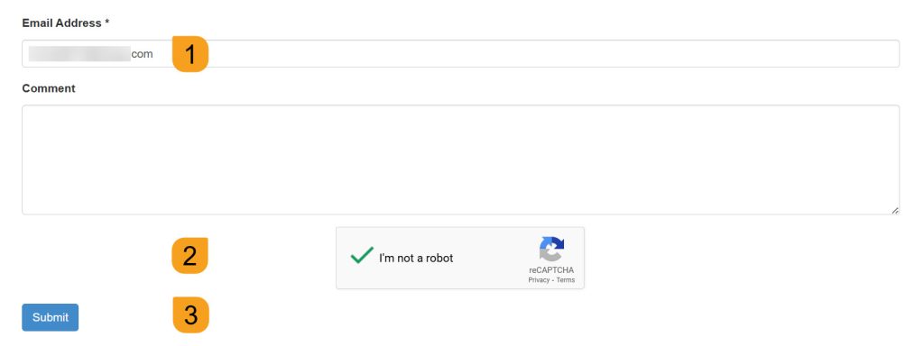 Submitting email address to opt out of Alaska Court Records