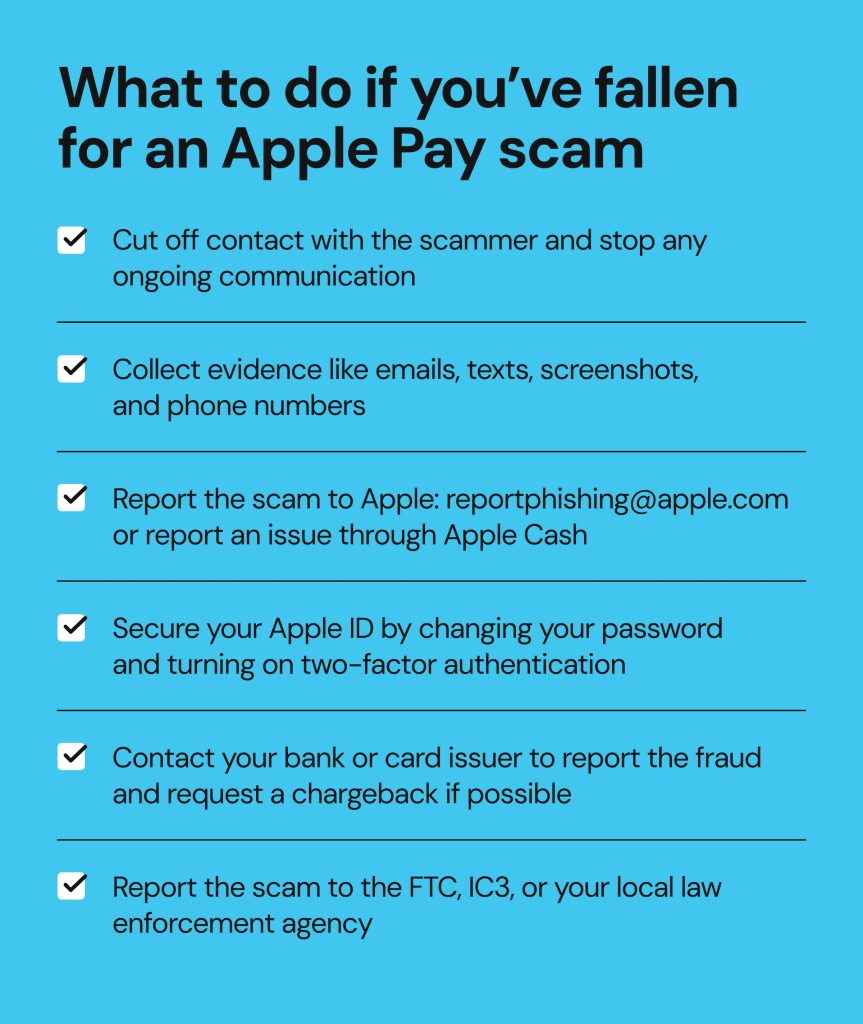 What to do if you’ve fallen for an Apple Pay scam
