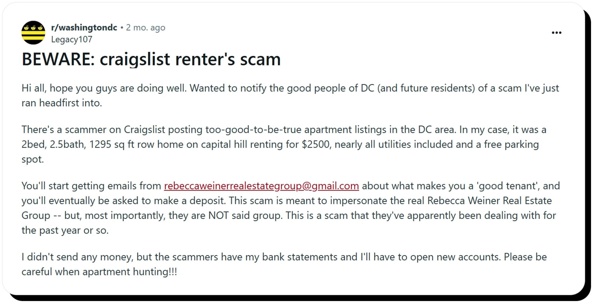 Craigslist Scams How To Identify And Avoid Fraudulent Listings
