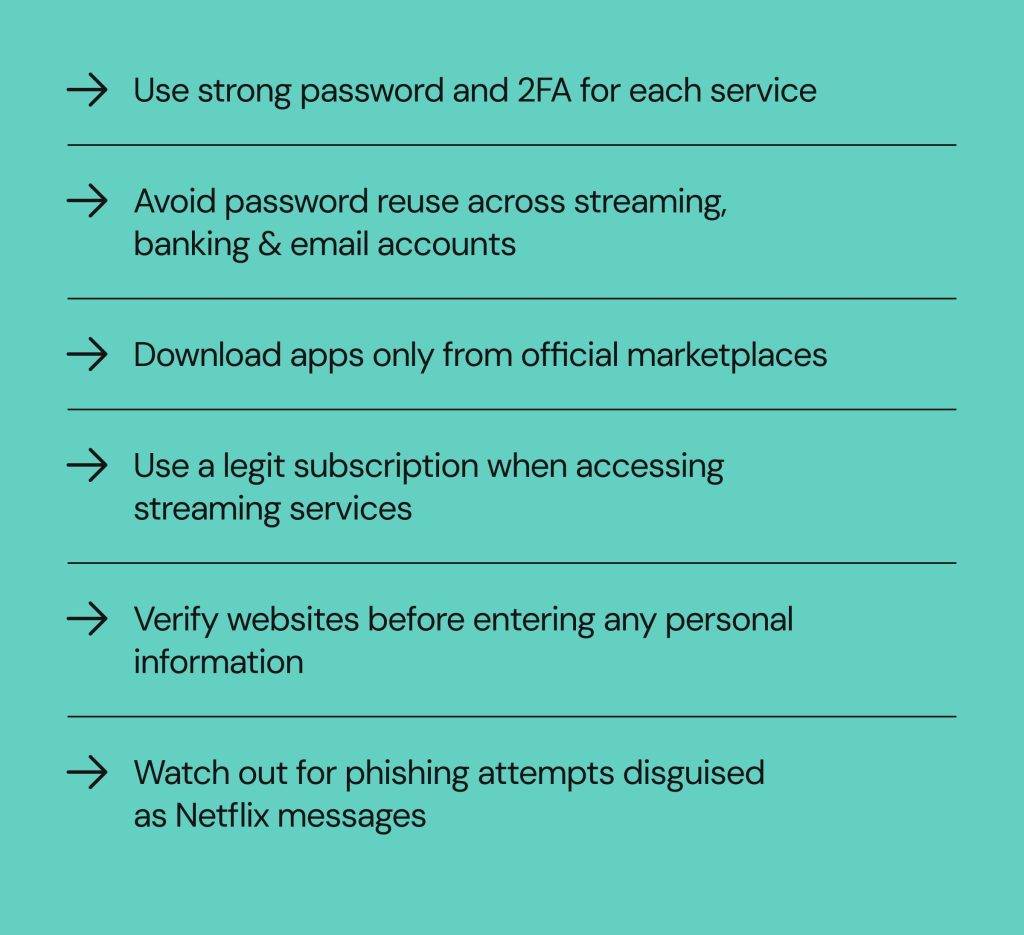 netflix data leak cybersecurity tips