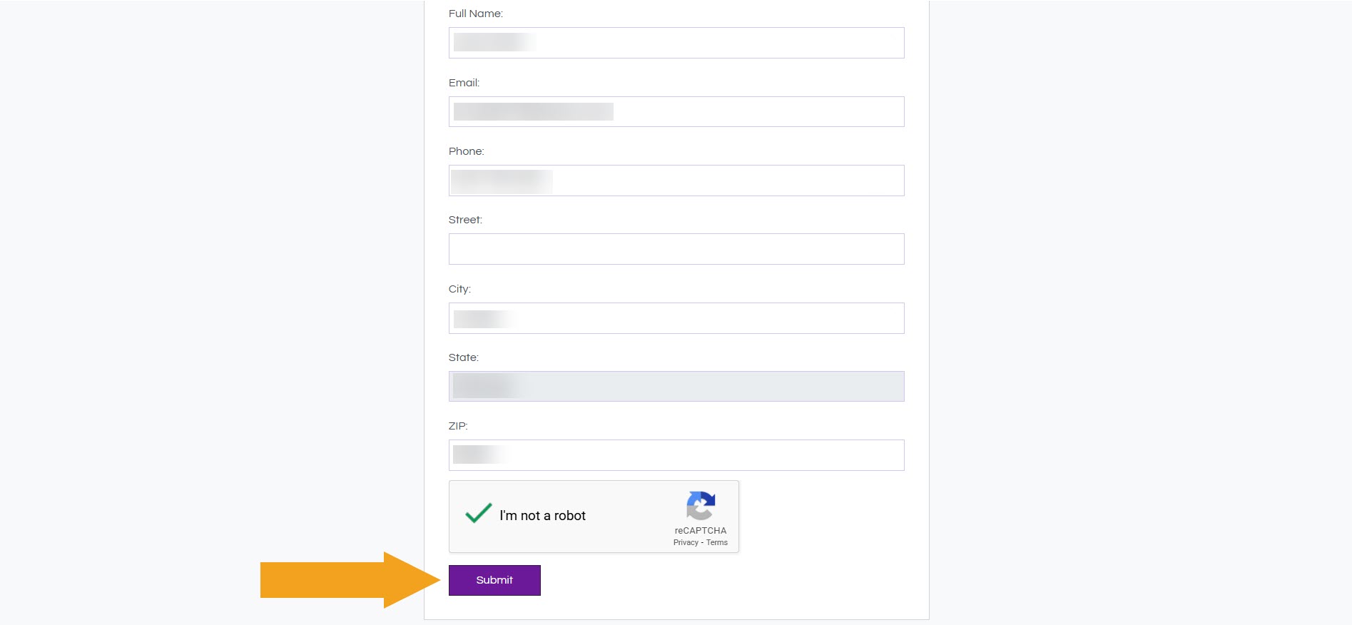 ThatsThem opt-out form submission