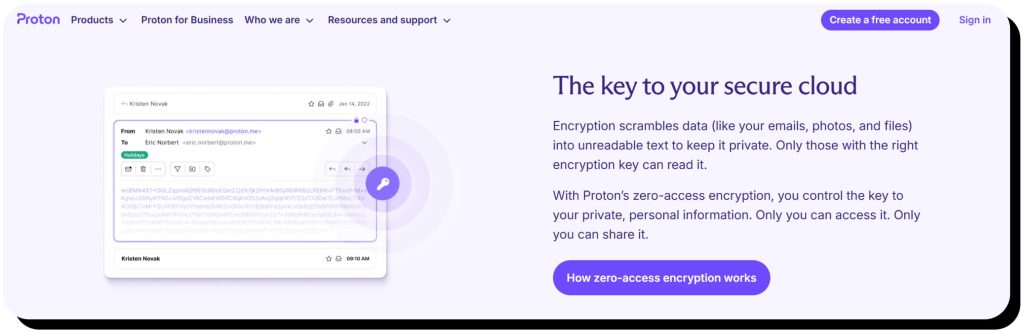 Proton Mail explains how their zero-access encryption works.