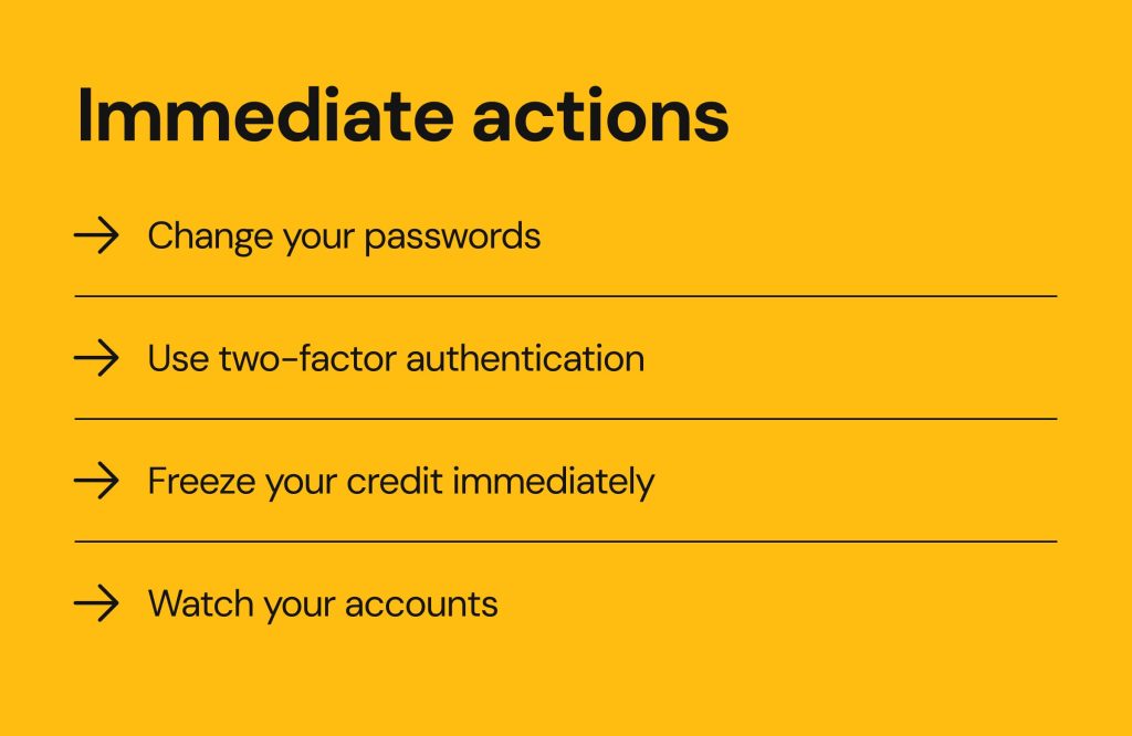 spectrum data breach_immediate actions