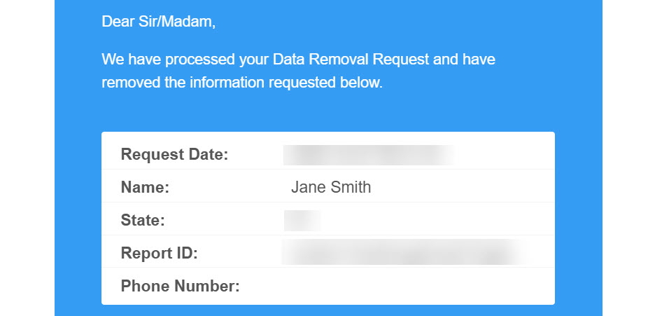 KansasCourtRecords.us removal email confirmation