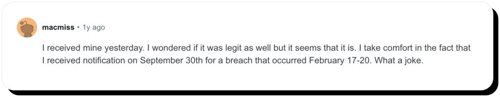 fake data breach letter idx_Reddit