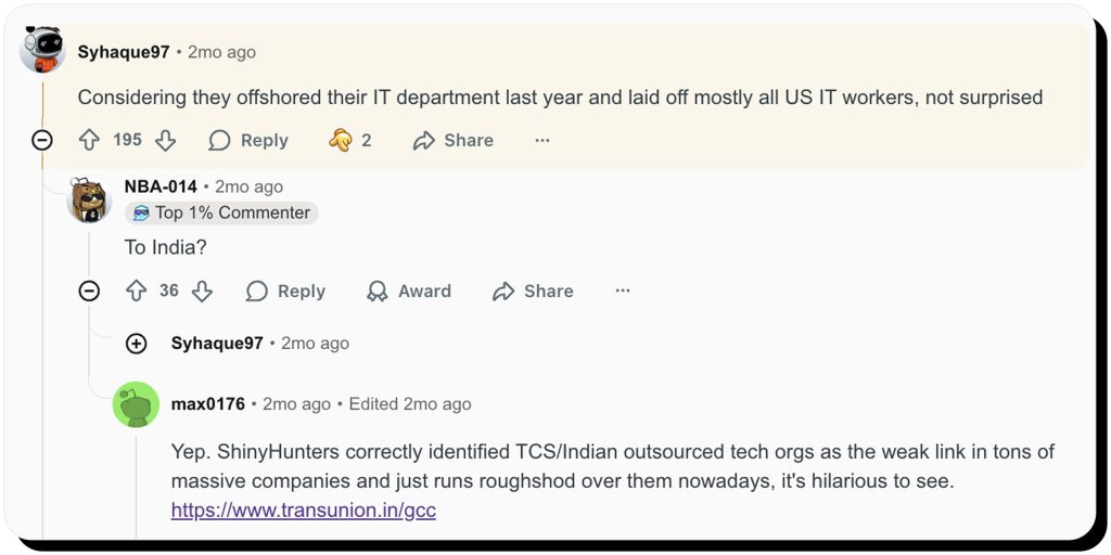 TransUnion Data Breach_Reddit