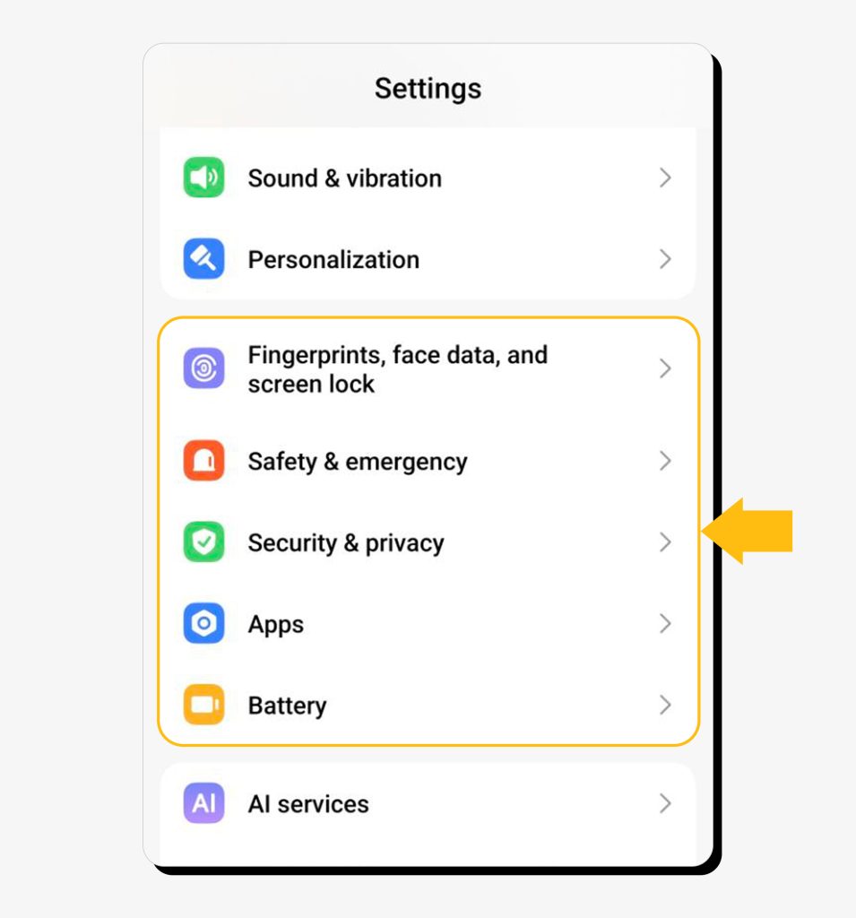Android settings to check to know if your phone is hacked