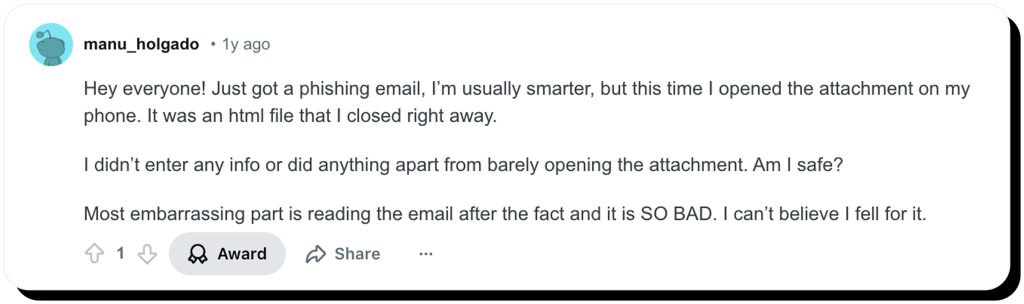 what to do if you click on a phishing link_reddit2