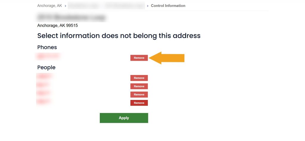 Selecting what details to remove from HudwayGlass.com