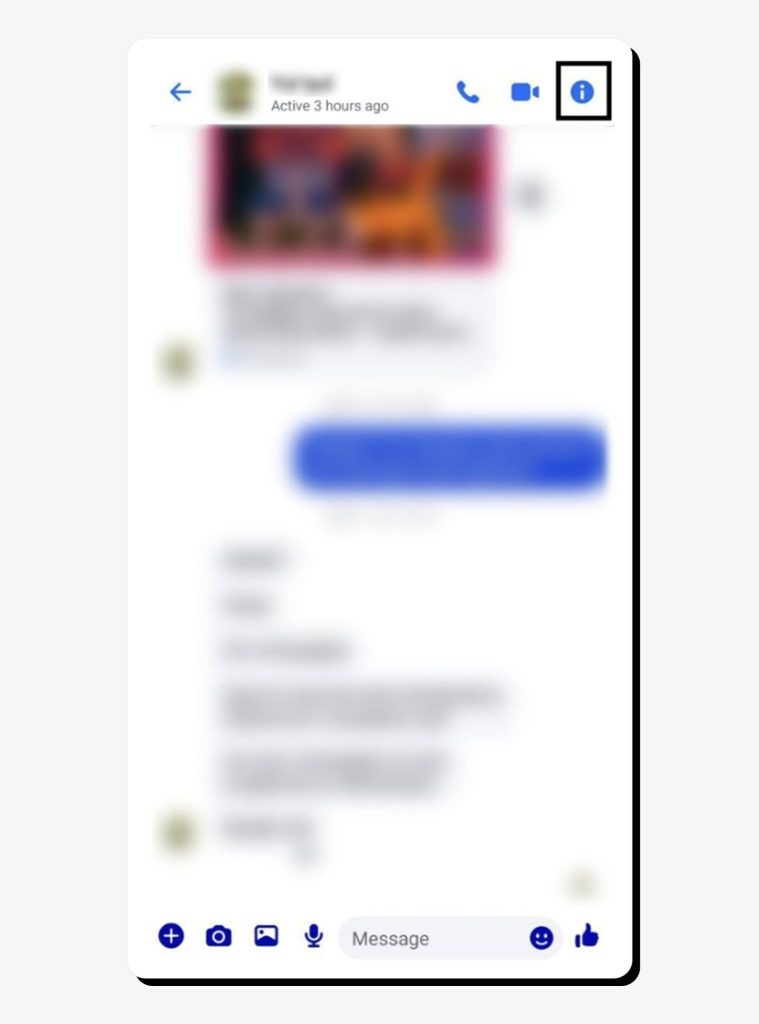 How to use vanish mode on Facebook Messenger step 1