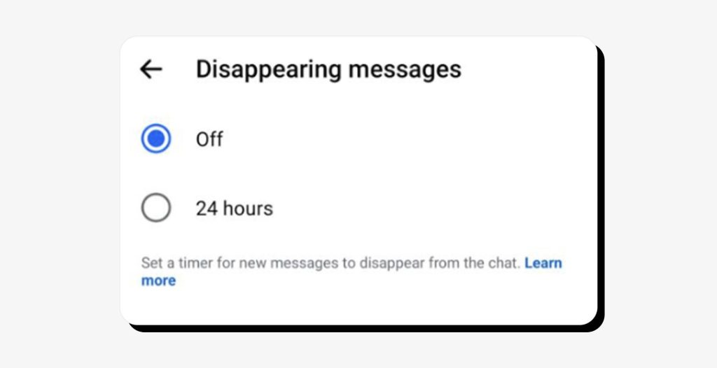 How to use vanish mode on Facebook Messenger step 4